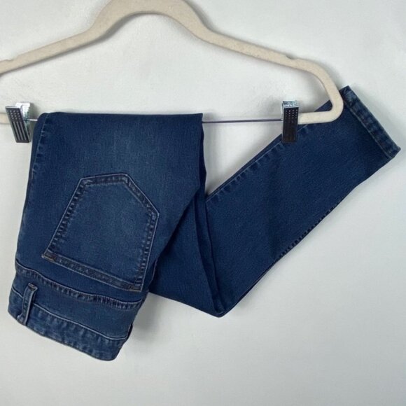 Free People Skinny Jeans Busted Knee Josie Destroyed Distressed‎ Size 25 Denim - Picture 6 of 13